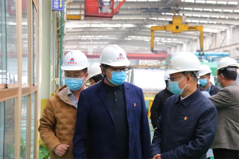 郑州市委党史学习教育第六巡回指导组到郑州圣淘沙dh参观调研
